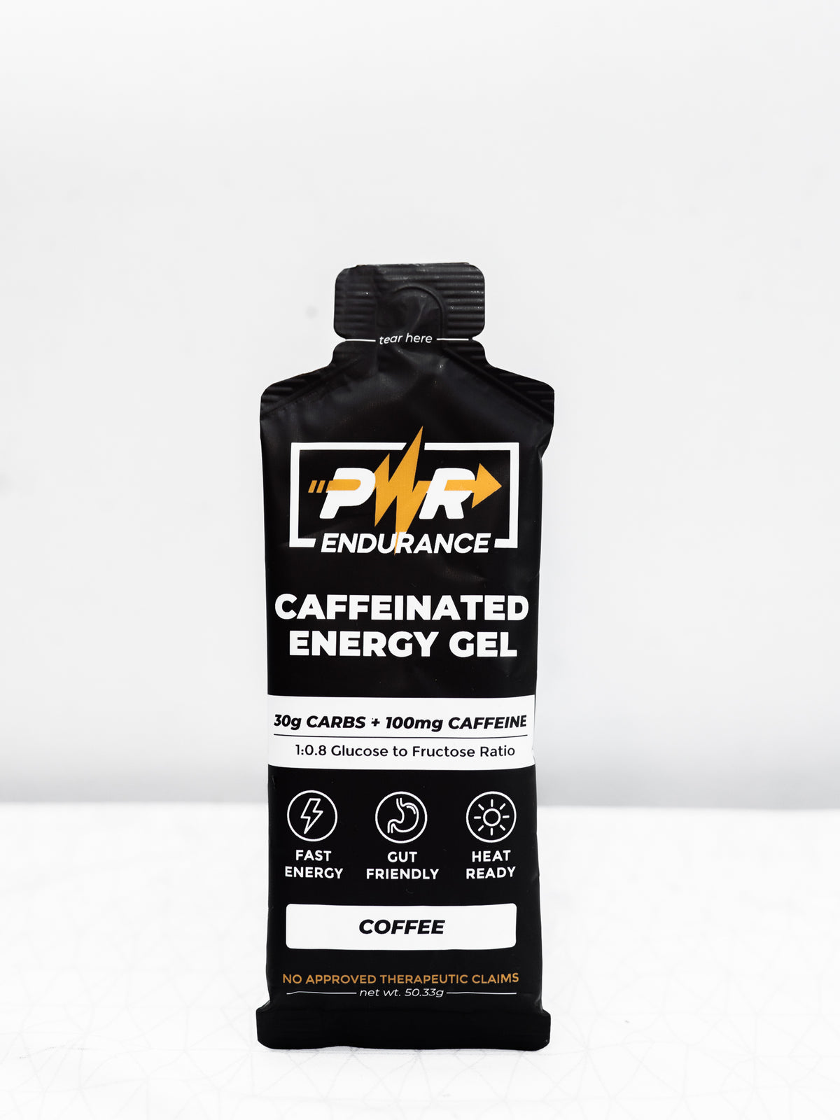 PWR Caffeinated Energy Gel | Fuel for Running & Cycling